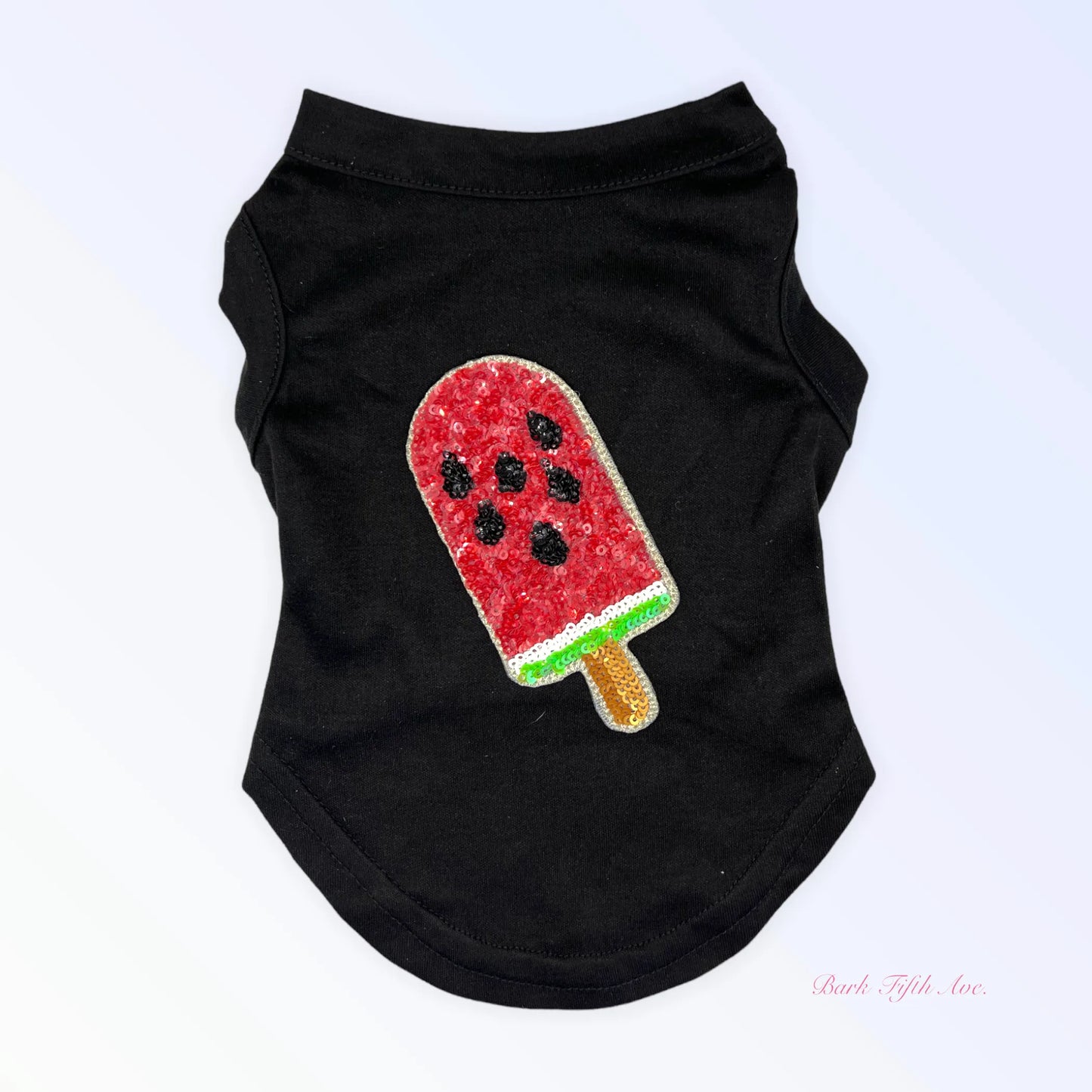 My Favorite Summer Treats - Watermelon Dog Dress & Tee by Bark Fifth Avenue