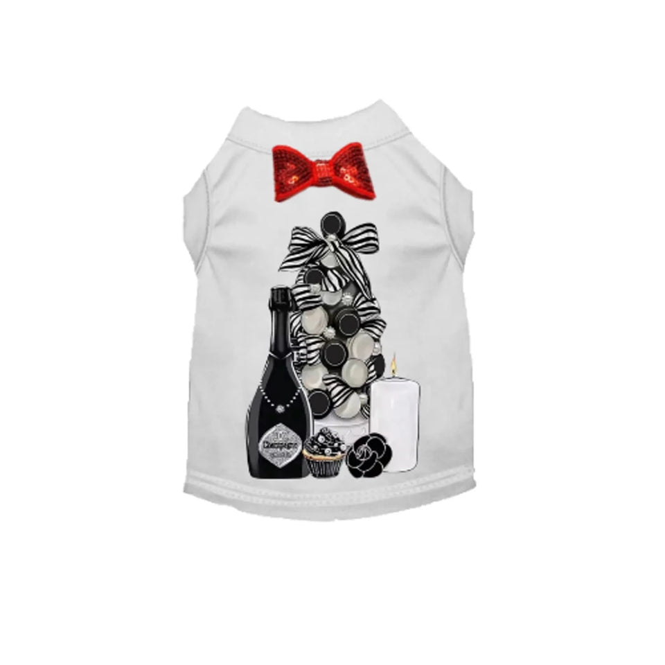 My Favorite Things Under The Tree - Holiday Dog Tee & Dress by Bark Fifth Avenue - Pets Perfect