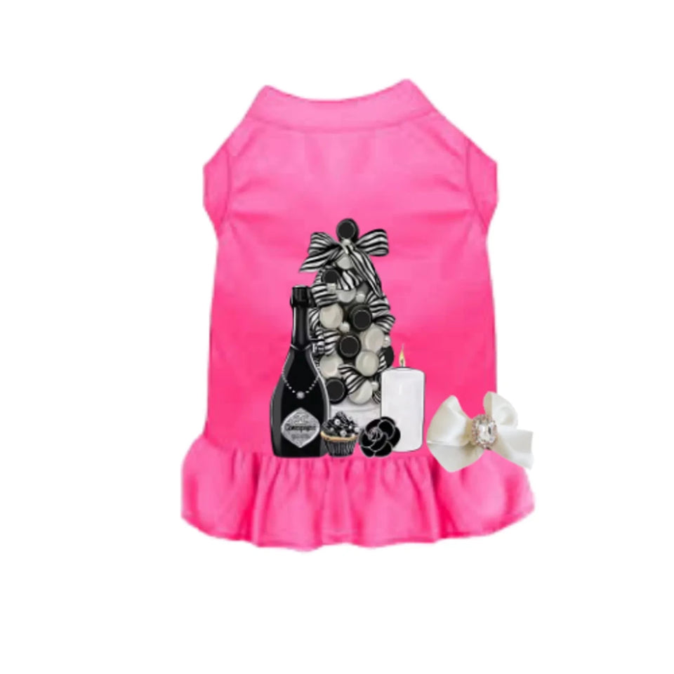 My Favorite Things Under The Tree - Holiday Dog Tee & Dress by Bark Fifth Avenue - Pets Perfect