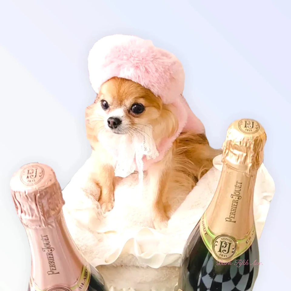 Bark Fifth Avenue My Furry Beret - Dog Fashion Accessory - Pets Perfect