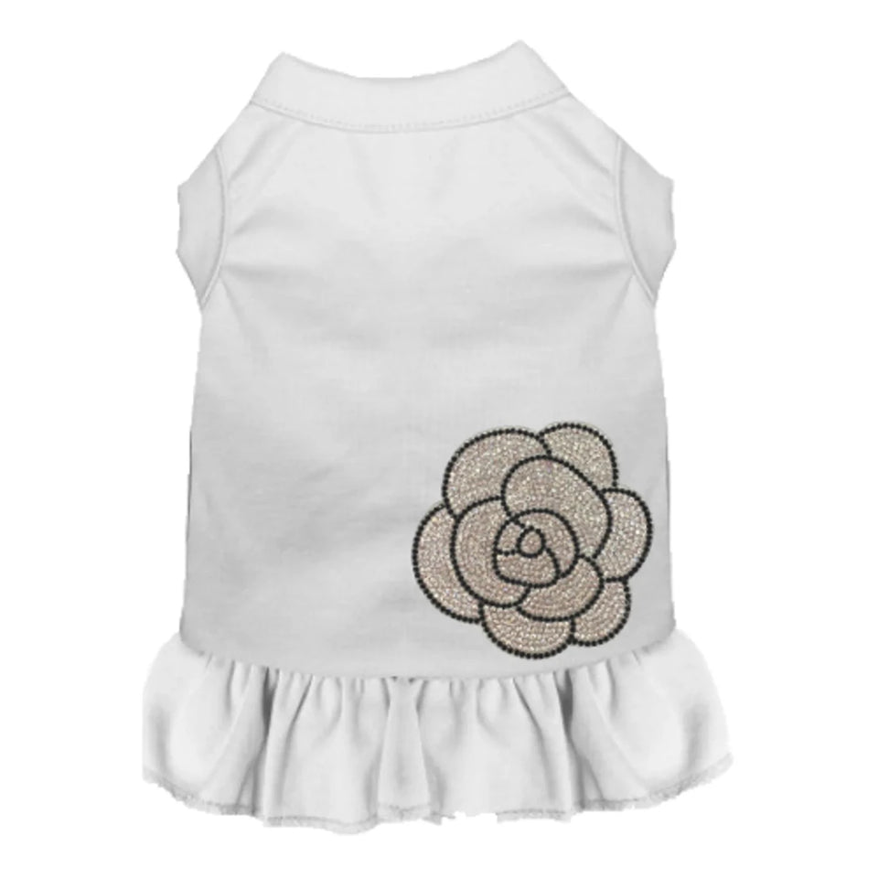 My Glam Camellia Dog Dress and Tee by Bark Fifth Avenue - Pets Perfect