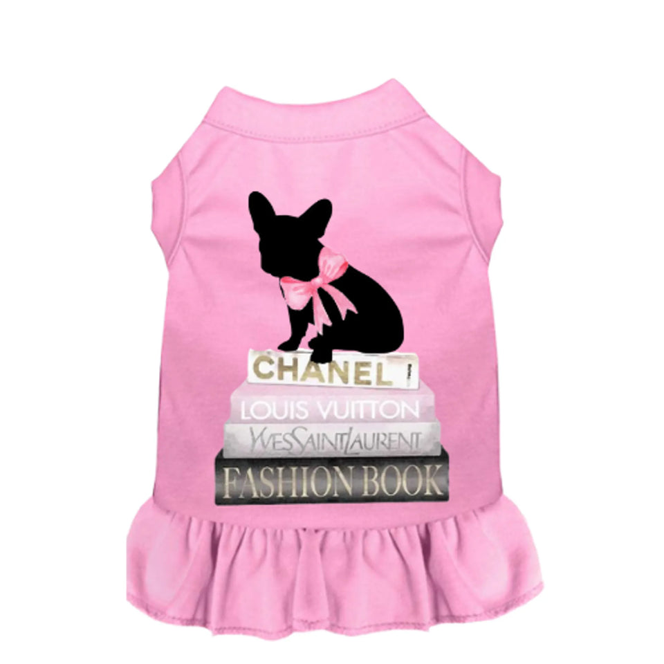 All of My Favorite Things Dog Dress and Tee - Bark Fifth Avenue, White/X SMALL, view 6