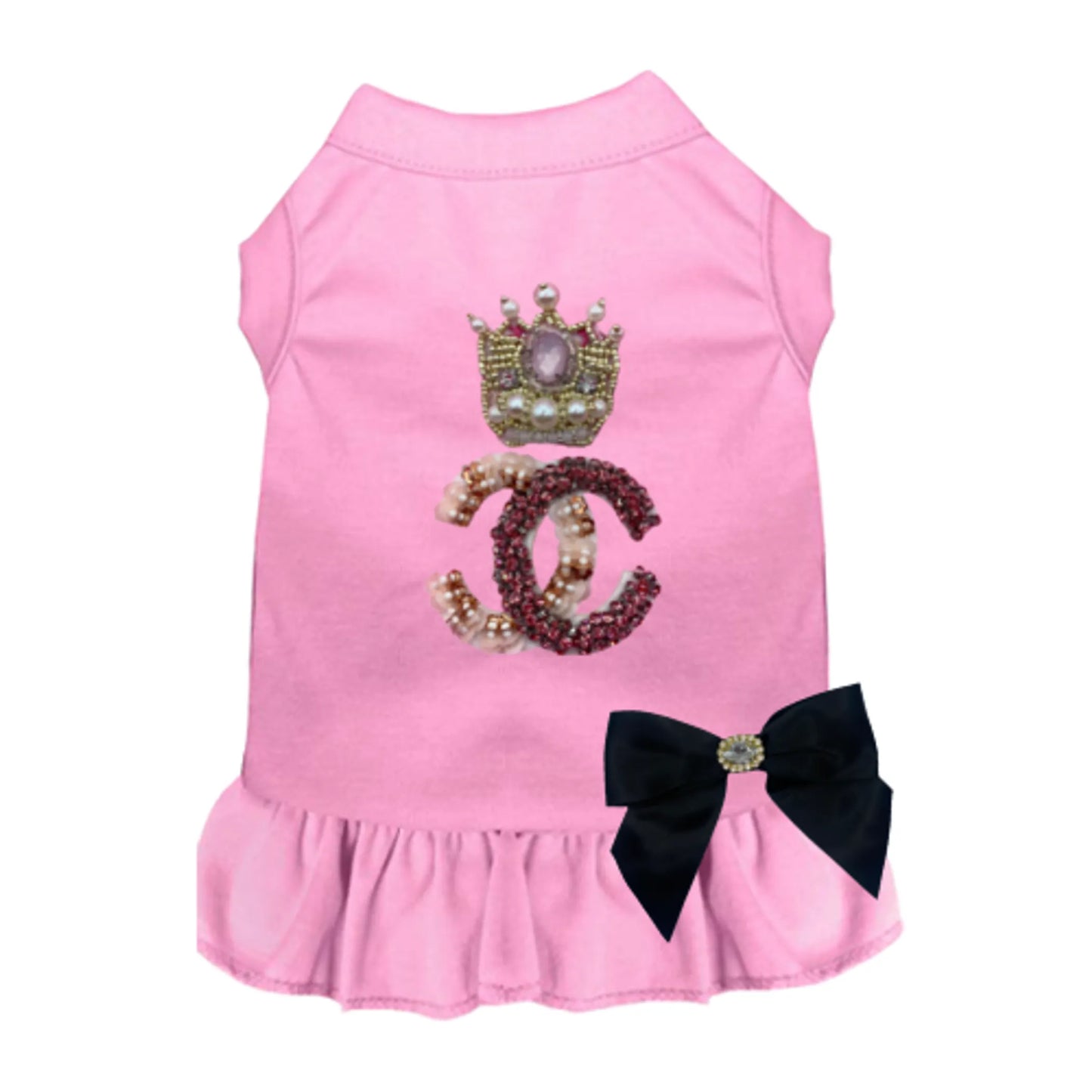My Pretty Pretty Princess Dress - Rhinestone Dog Dress by Bark Fifth Avenue