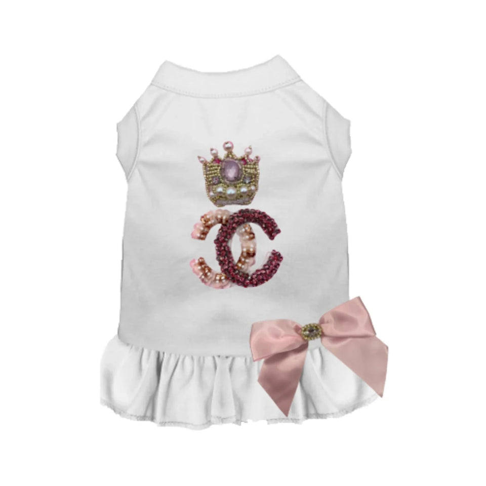 My Pretty Pretty Princess Dress - Rhinestone Dog Dress by Bark Fifth Avenue - Pets Perfect