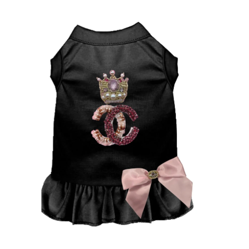My Pretty Pretty Princess Dress - Rhinestone Dog Dress by Bark Fifth Avenue - Pets Perfect