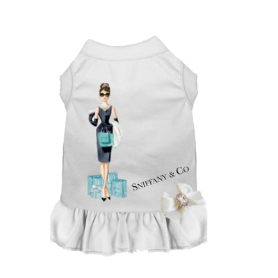 My Sniffany Shopping Day Dress - Designer Dog Dress by Bark Fifth Avenue - Pets Perfect