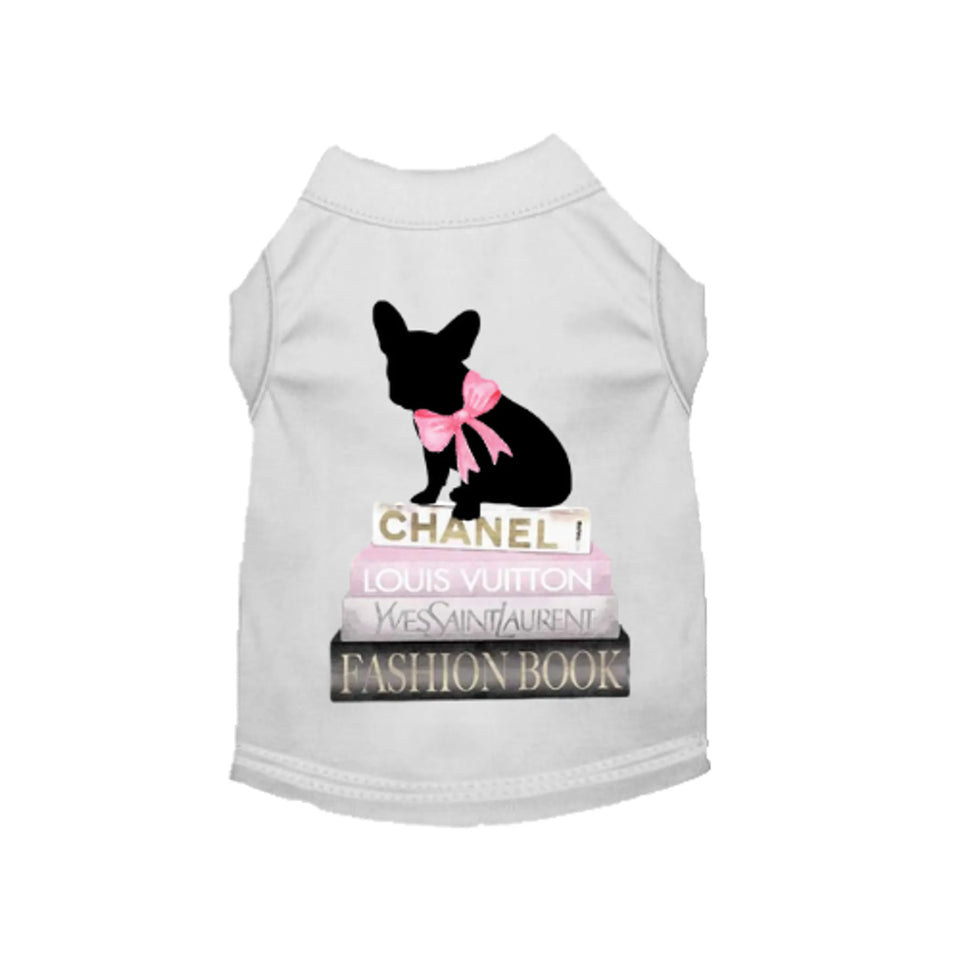 All of My Favorite Things Dog Dress and Tee - Bark Fifth Avenue, White/MEDIUM, view 18