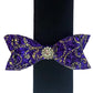 NOLA Bow Dog Hair Accessory by Bark Fifth Avenue - Mardi Gras Dog Bows Set of 2