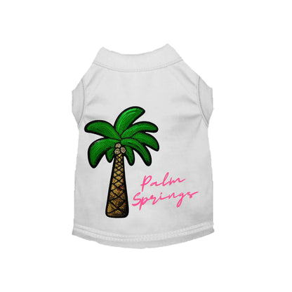Palm Springs Prince Shirt by Bark Fifth Avenue - Sleeveless Dog Shirt