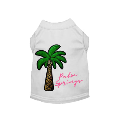 Palm Springs Prince Shirt by Bark Fifth Avenue - Sleeveless Dog Shirt - Pets Perfect