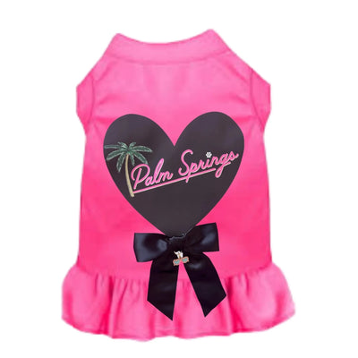 Palm Springs Princess Dress for Dogs by Bark Fifth Avenue - Ruffle Hem Dog Dress - Pets Perfect
