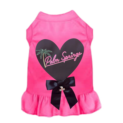 Palm Springs Princess Dress for Dogs by Bark Fifth Avenue - Ruffle Hem Dog Dress
