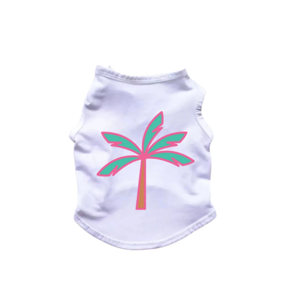 Palm Tree Tank Top for Dogs by Bark Fifth Avenue - Pets Perfect