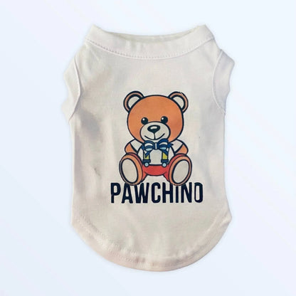 PAWCHINO Tee - Designer-Inspired Dog Tee by Bark Fifth Avenue