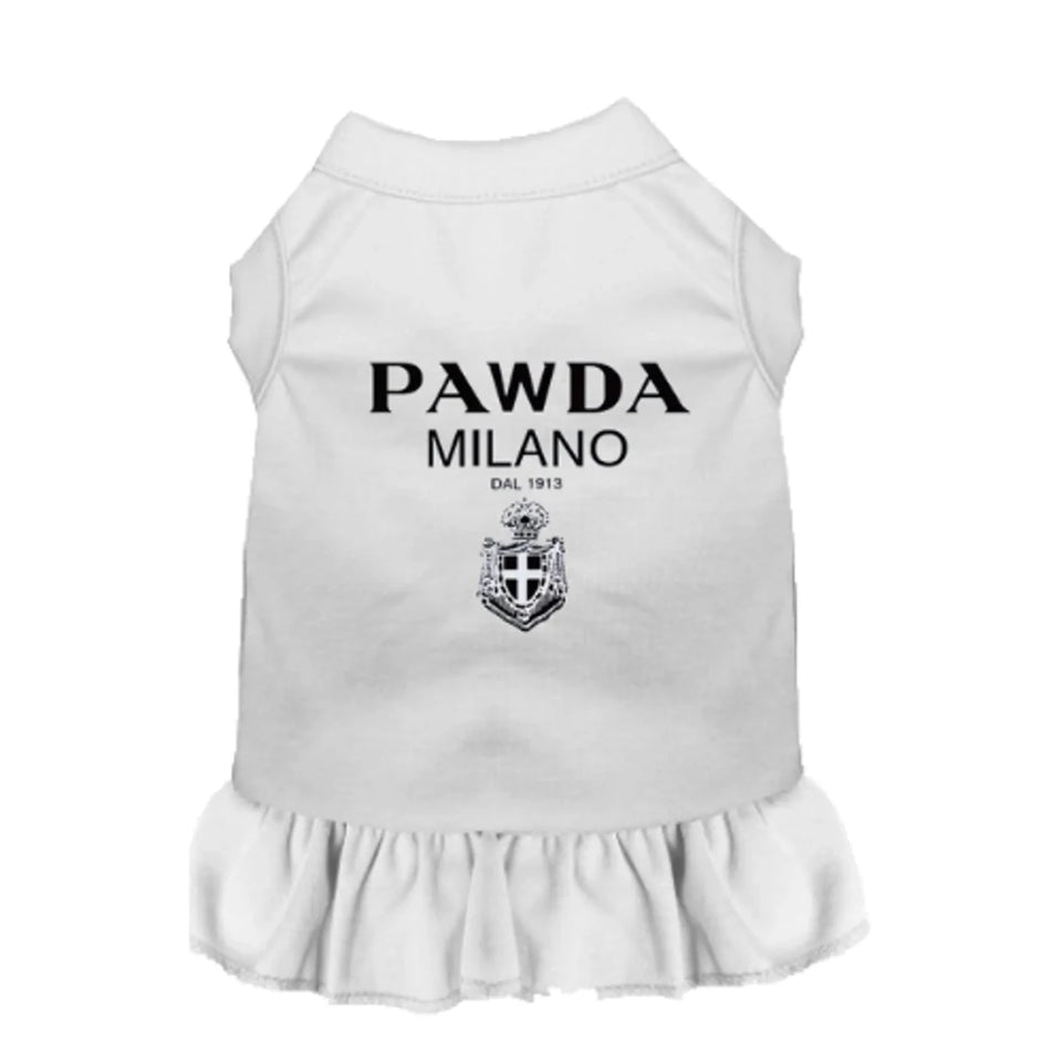 Pawda Dog Dress and Tee - SS22 Designer Inspired Dog Apparel by Bark Fifth Avenue - Pets Perfect