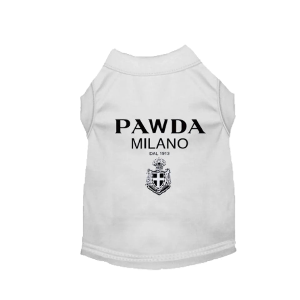 Pawda Dog Dress and Tee - SS22 Designer Inspired Dog Apparel by Bark Fifth Avenue - Pets Perfect