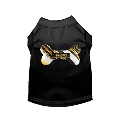 Pawsace Bone Dog Shirt by Bark Fifth Avenue - Designer Sleeveless Dog Top - Pets Perfect