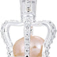 Pearl Crown Pendant - Small