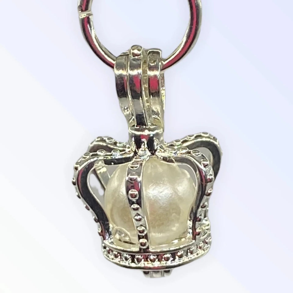 Pearl Crown Pendant - Small - Pets Perfect