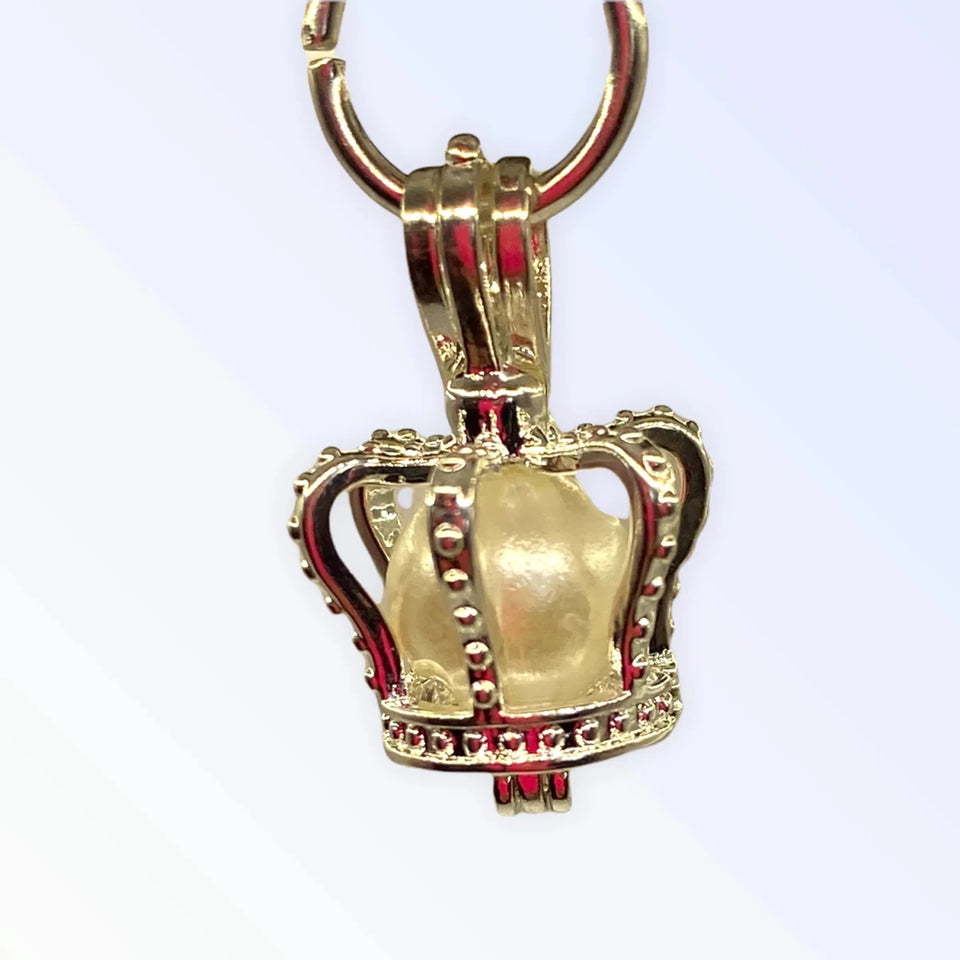 Pearl Crown Pendant - Small - Pets Perfect
