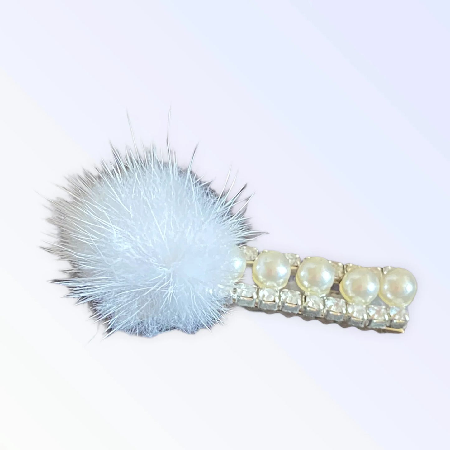 Pearlella Pearl Hair Clips for Dogs by Bark Fifth Avenue - Classic Elegant Dog Accessory