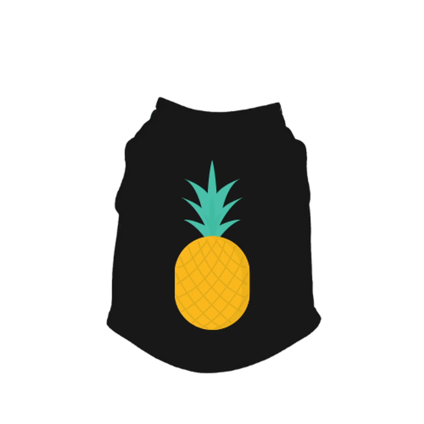 Pineapple Tank Top for Dogs - Sleeveless Summer Dog Shirt