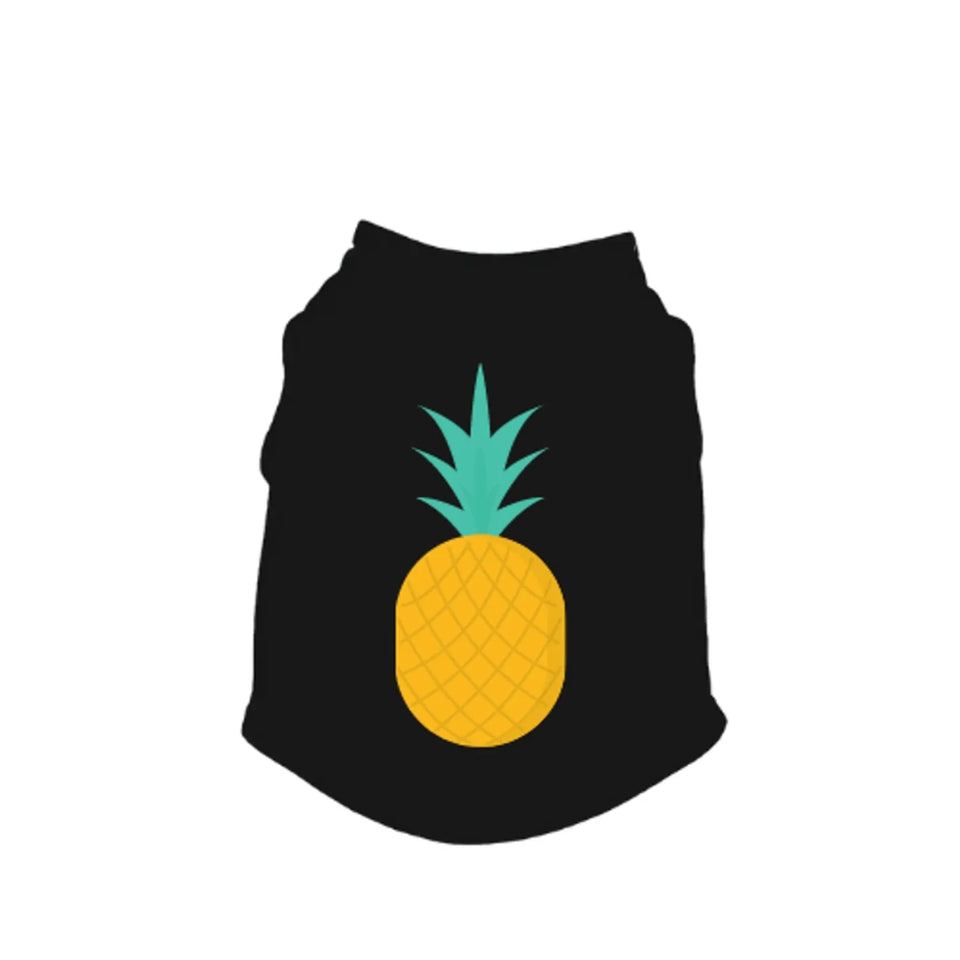 Pineapple Tank Top for Dogs - Sleeveless Summer Dog Shirt - Pets Perfect
