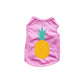 Pineapple Tank Top for Dogs - Sleeveless Summer Dog Shirt