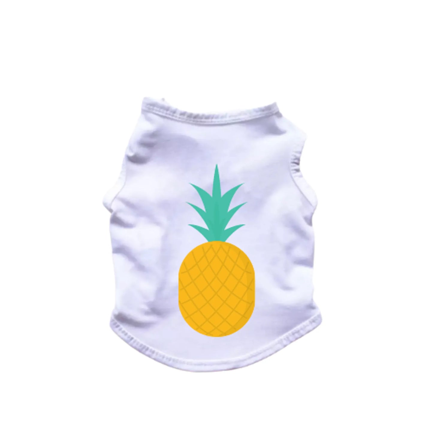 Pineapple Tank Top for Dogs - Sleeveless Summer Dog Shirt