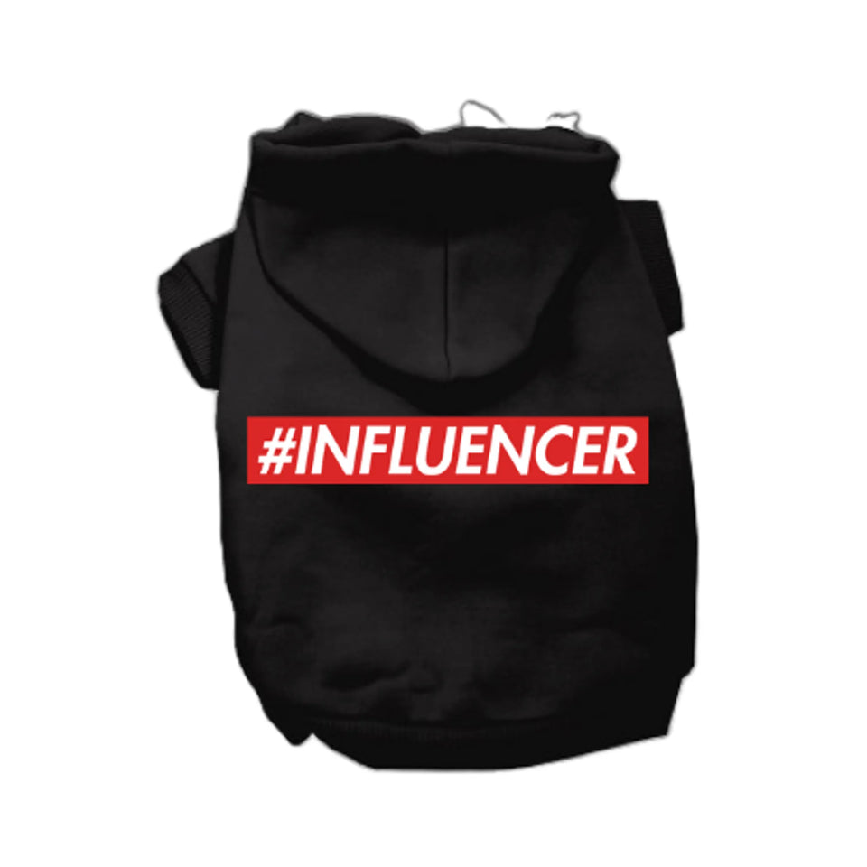#INFLUENCER Dog Tee, Dress and Hoodie by Bark Fifth Avenue, Black/X LARGE, view 29