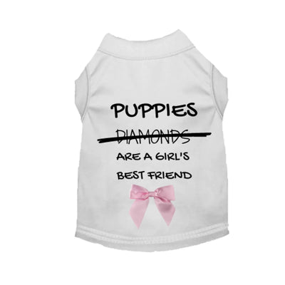 Puppies Are A Girl's Best Friend Dog Shirt & Dress - Pets Perfect