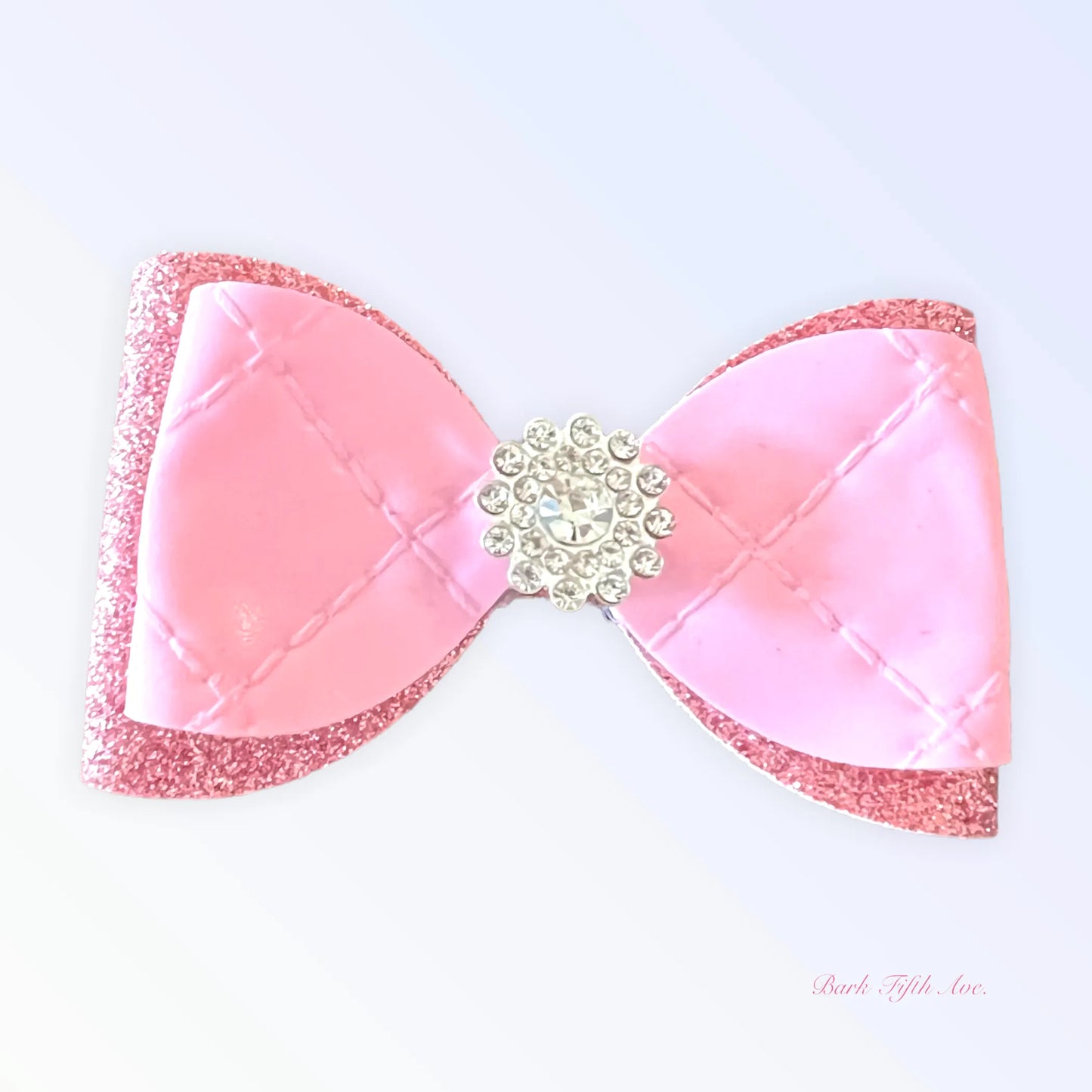 Quilted Glam Spring Bow for Dogs by Bark Fifth Avenue