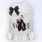 Reading My Vogue Dog Dress by Bark Fifth Avenue