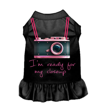 Ready For My Closeup Dog Dress - Summer Dog Apparel by Bark Fifth Avenue