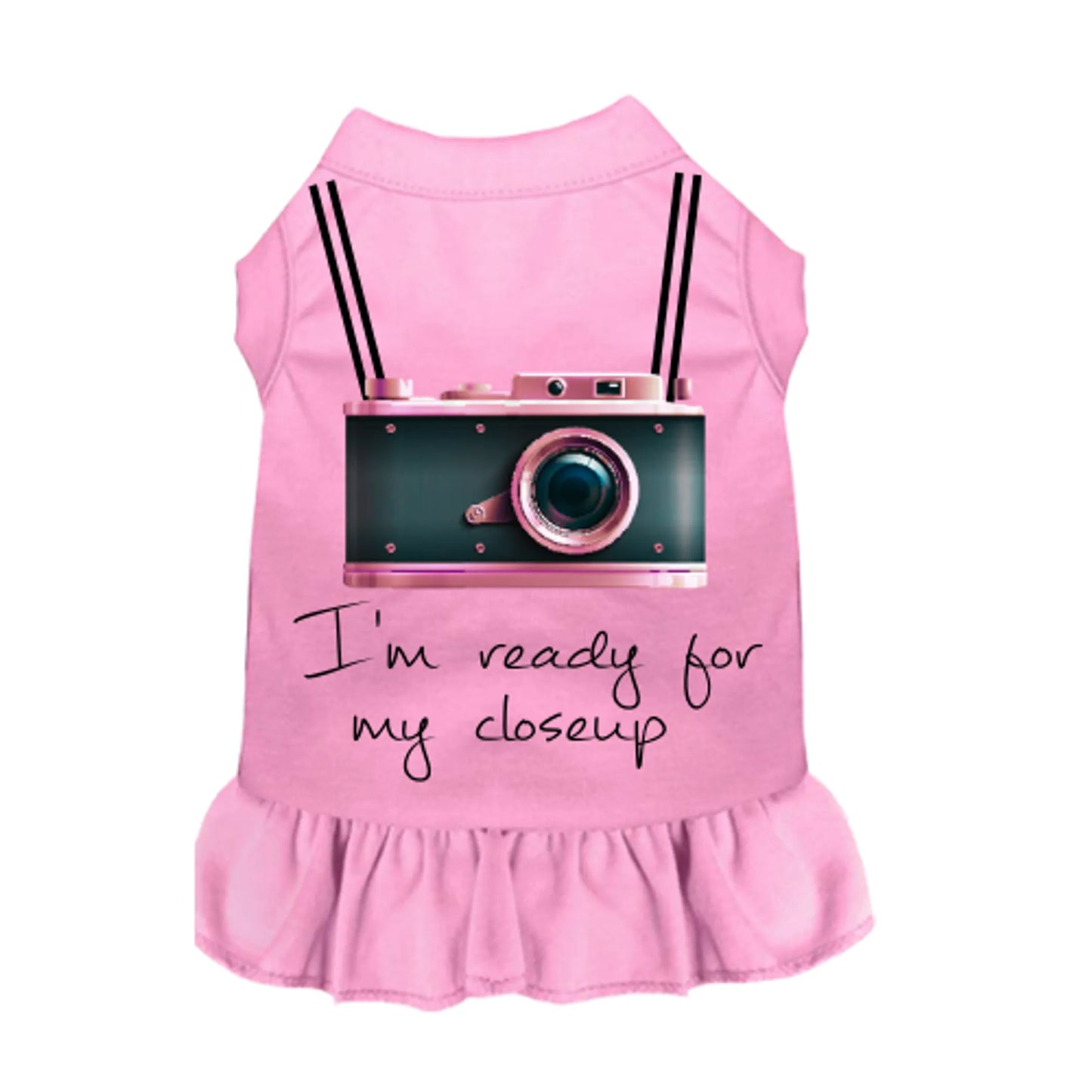 Ready For My Closeup Dog Dress - Summer Dog Apparel by Bark Fifth Avenue