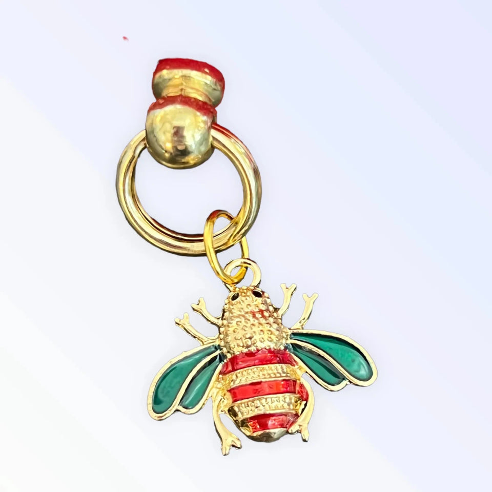 Red Velvet Bee Dog Collar - Pets Perfect