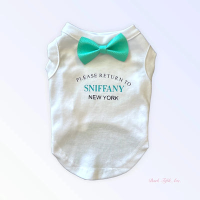 Return to Sniffany Dog Tee and Dress by Bark Fifth Avenue - Pets Perfect