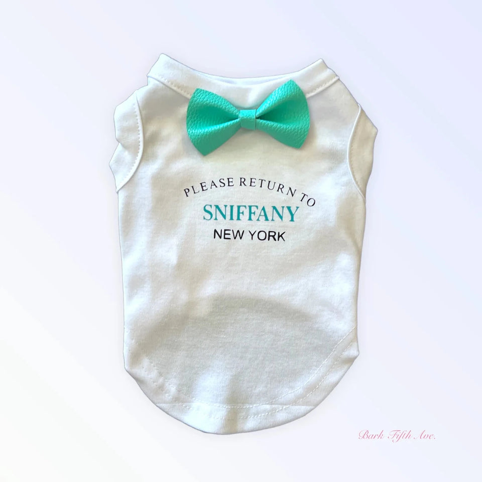 Return to Sniffany Dog Tee and Dress by Bark Fifth Avenue - Pets Perfect
