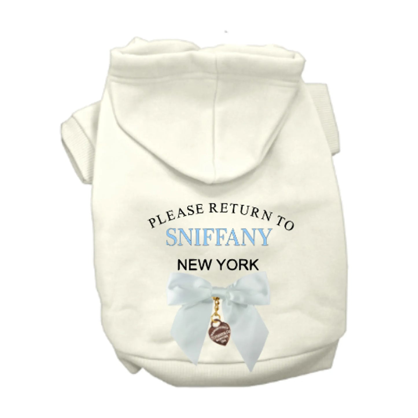 Return to Sniffany Hoodie - Designer Dog Hoodie by Bark Fifth Avenue