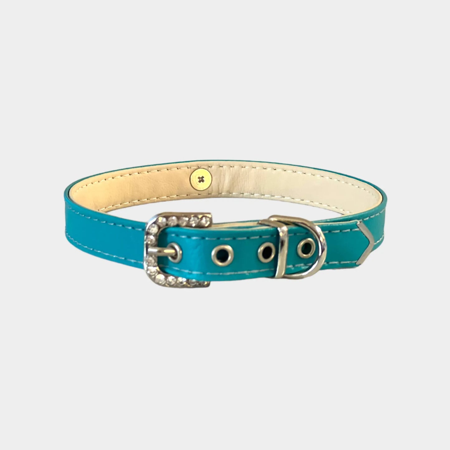 Rhinestone Heart Sniffany Dog Collar