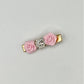 Romantic Day Hair Clip for Dogs by Bark Fifth Avenue - Pink Rose & Rhinestone