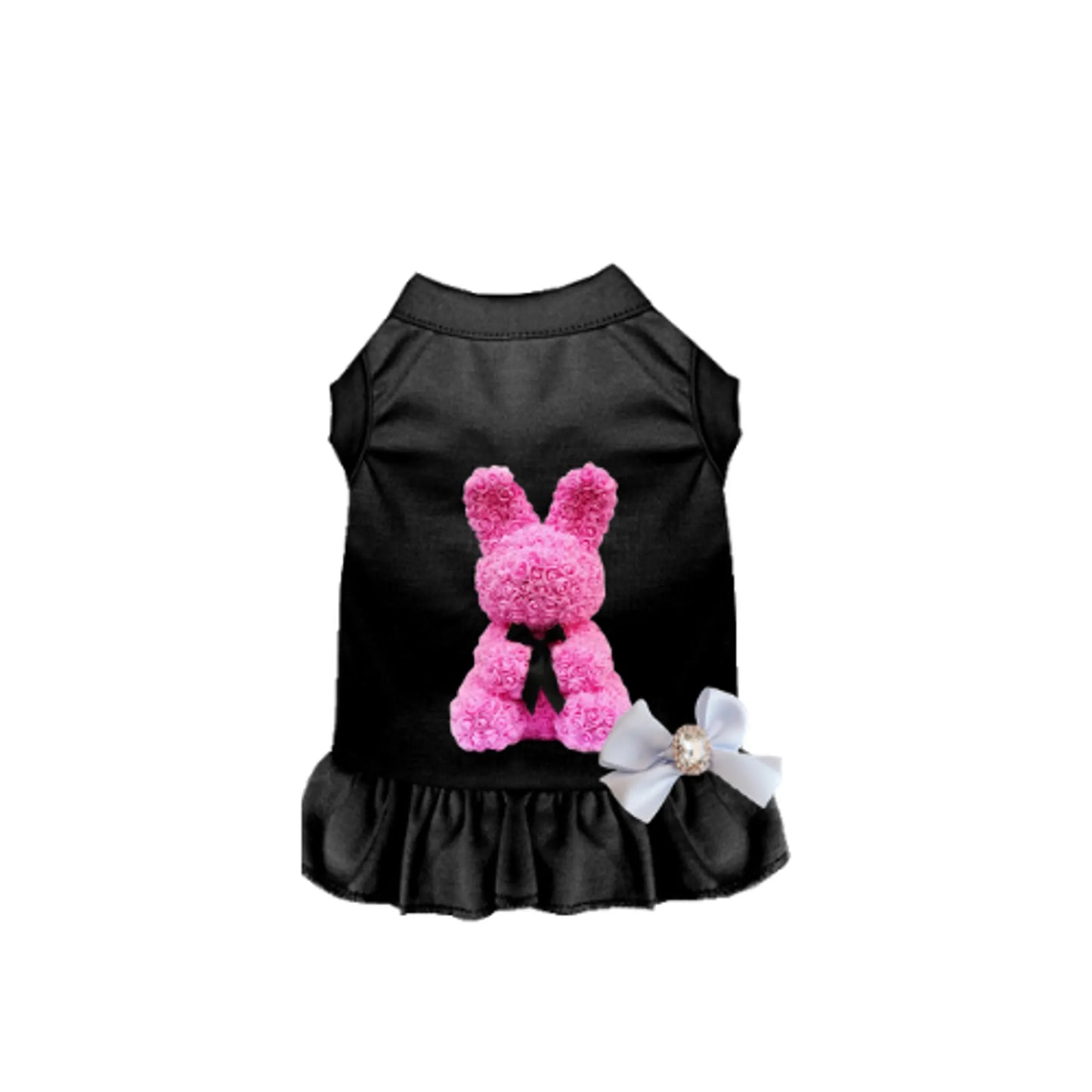 Bark Fifth Avenue Rose Bunny Loves Me Dog Dress & Tee