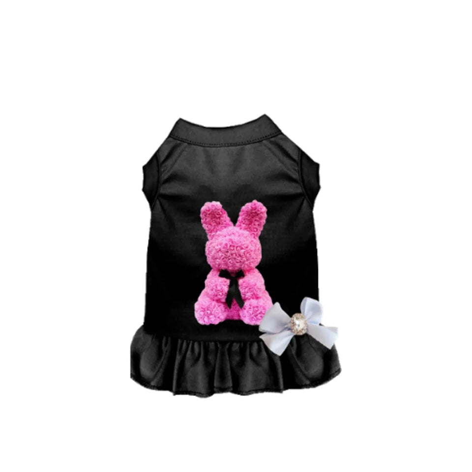 Bark Fifth Avenue Rose Bunny Loves Me Dog Dress & Tee - Pets Perfect