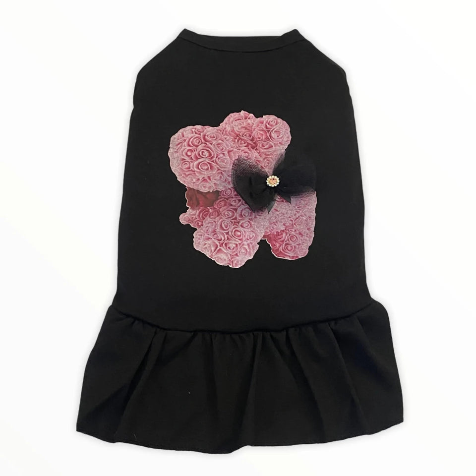 Roses and Puppy Love Dog Dress by Bark Fifth Avenue - Pets Perfect
