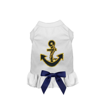 Sailor Girl Dog Dress by Bark Fifth Avenue - Nautical Dog Tank Dress