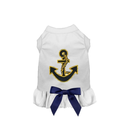 Sailor Girl Dog Dress by Bark Fifth Avenue - Nautical Dog Tank Dress - Pets Perfect