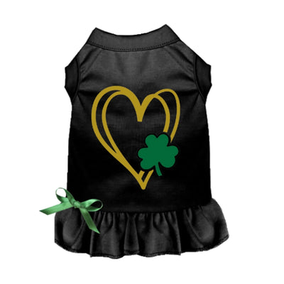 Bark Fifth Avenue Shamrock Heart Dog Dress & Tee - Pets Perfect