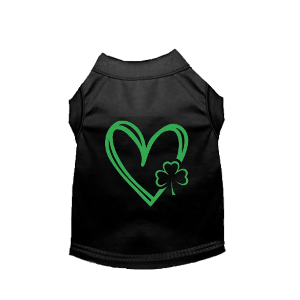 Bark Fifth Avenue Shamrocks & Hearts Dog Dress & Tee - Pets Perfect