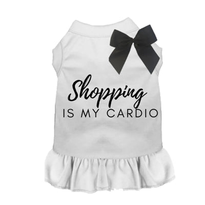 Shopping is My Cardio Dog Tee and Dress by Bark Fifth Avenue - Pets Perfect