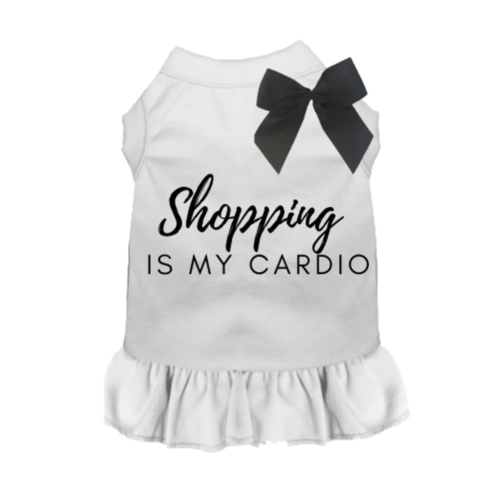 Shopping is My Cardio Dog Tee and Dress by Bark Fifth Avenue - Pets Perfect